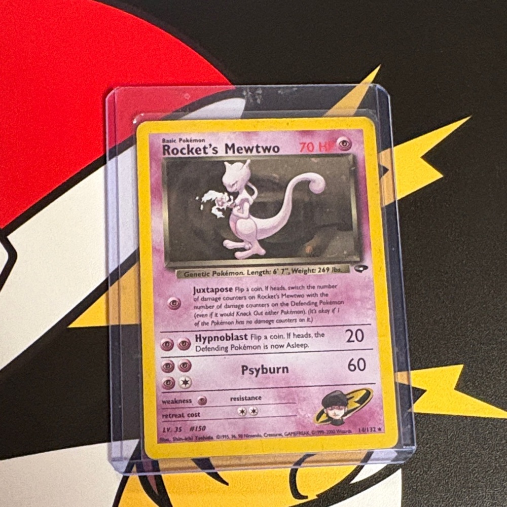 Pokemon “Rockets Mewtwo” card